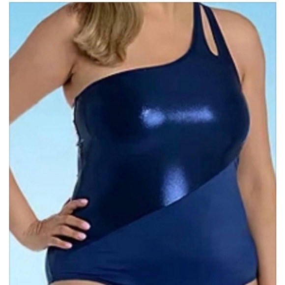 NWT!- Mynah One Piece Asymmetrical Strap Swimsuit - Size XS - Picture 6 of 8